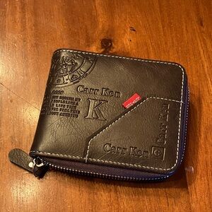 Brown Leather Key & Card Holder